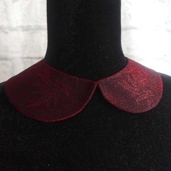 Detachable Peter Pan Collar Necklace with ribbon closure - Picture 2 of 10